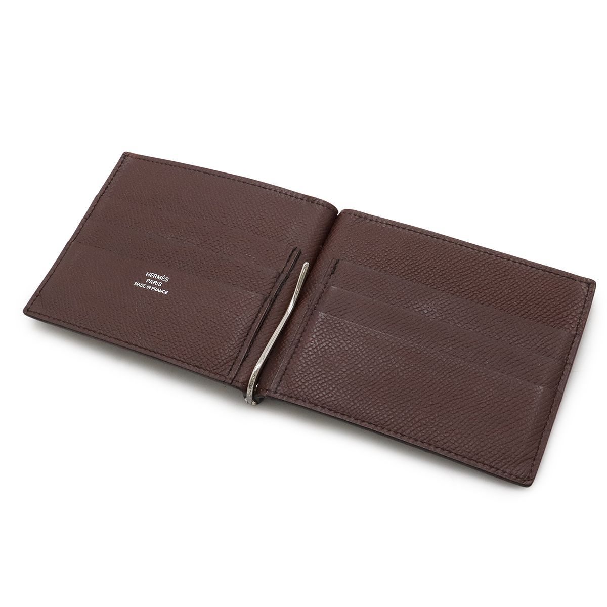 HERMES エルメス ポーカーGM 2つ折財布 二つ折り札入れ マネークリップ