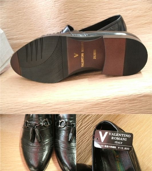 VALENTINO タッセルカーフシューズ ビジネスシューズ 黒 紳士靴 革靴 
