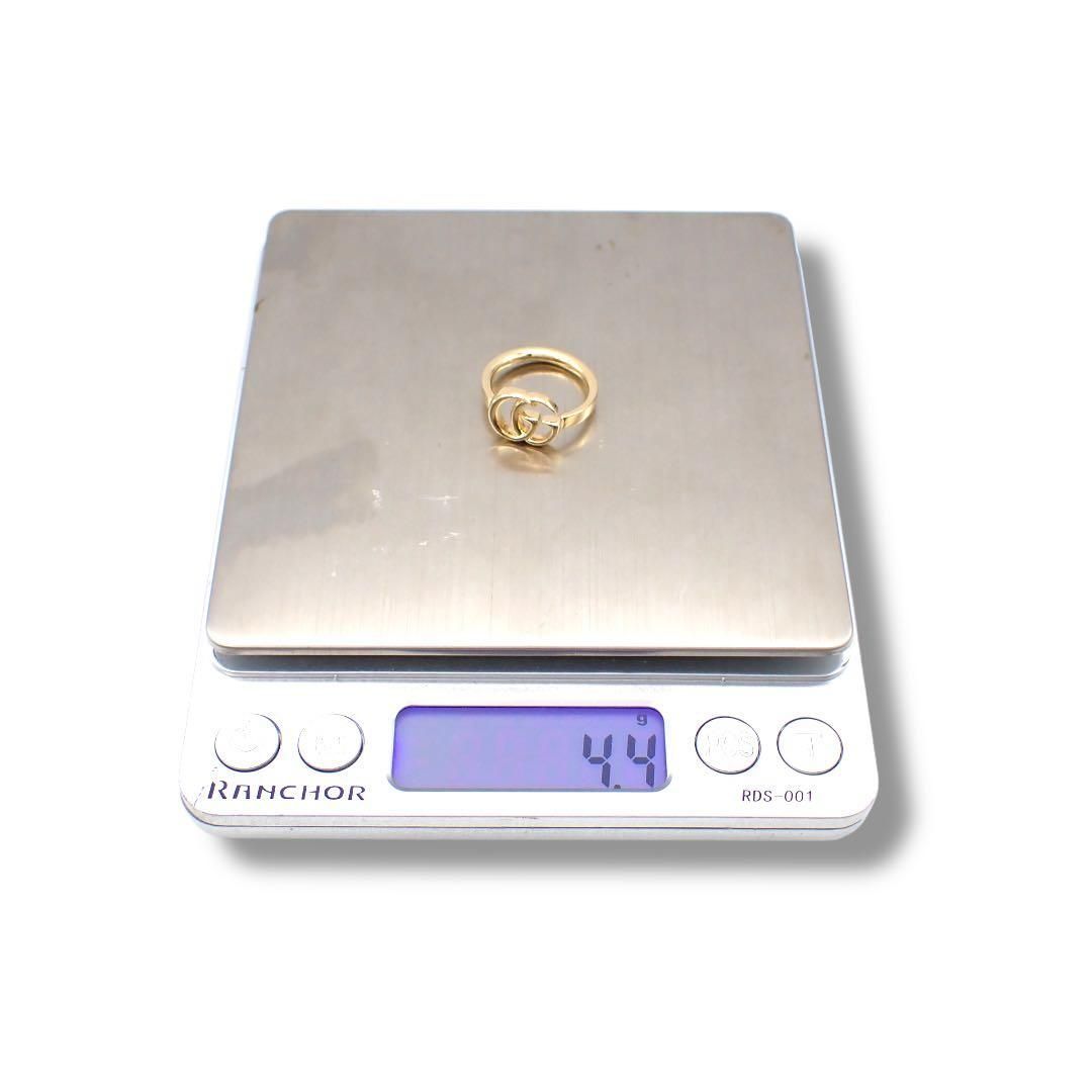 グッチ 11 ダブルG リング 750 K18YG イエローゴールド 4072 - メルカリ