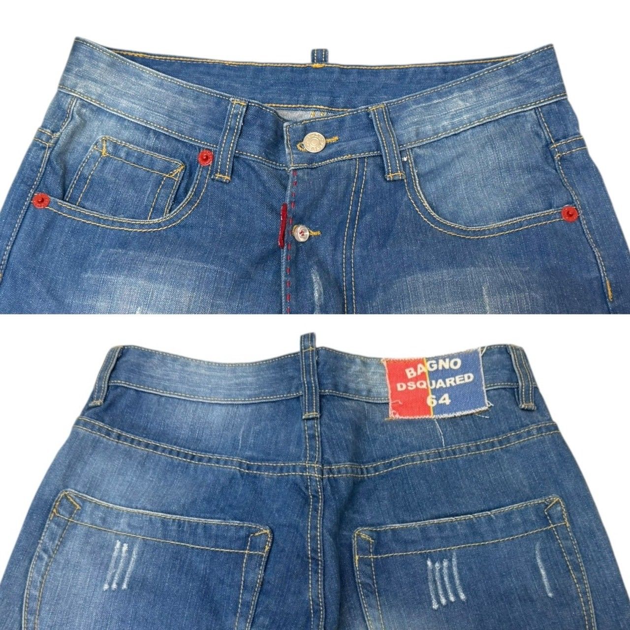 DSQUARED2 (ディースクエアード) デニムパンツ ジッパーフライ