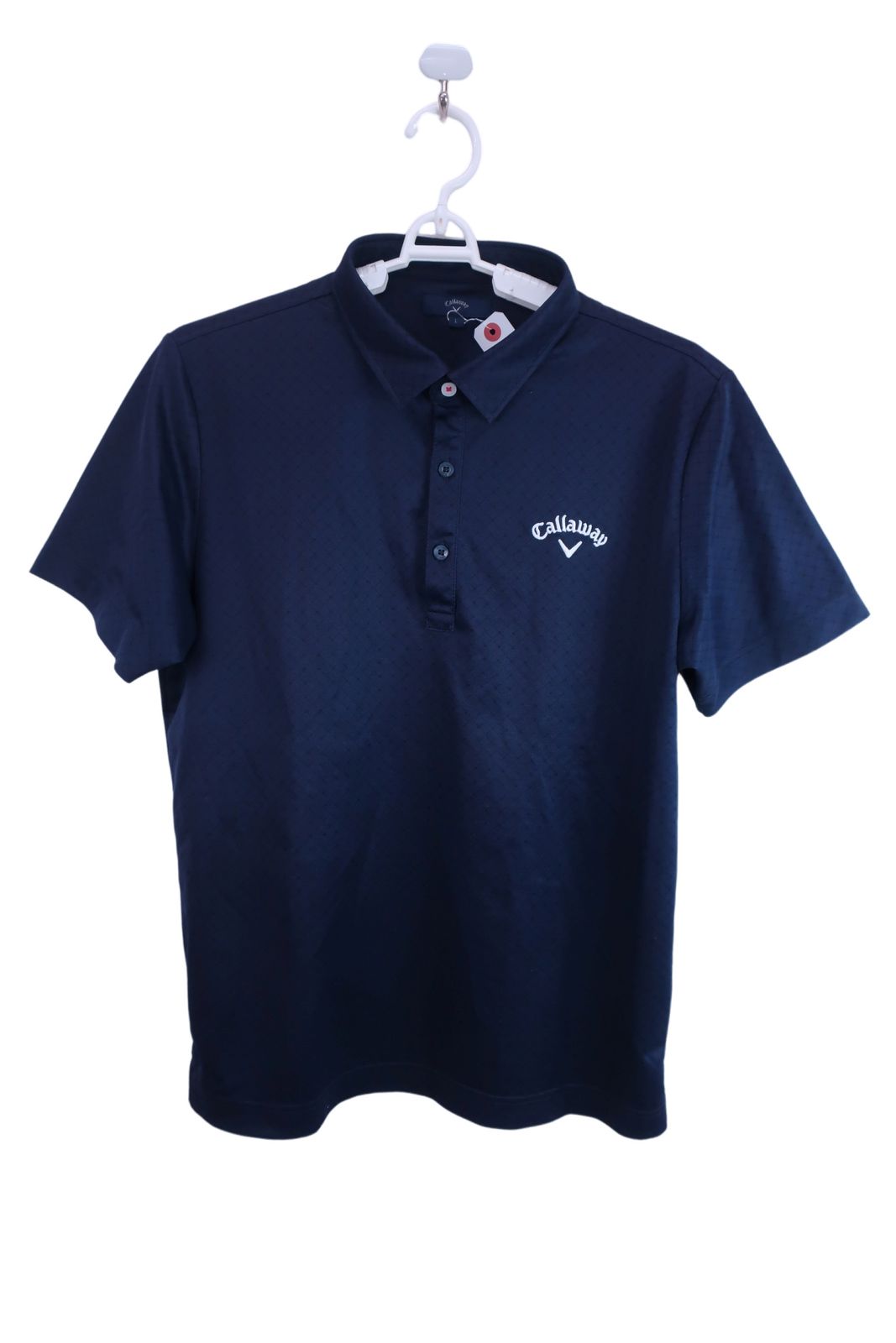 美品】Callaway(キャロウェイ) ポロシャツ 紺 メンズ L 241