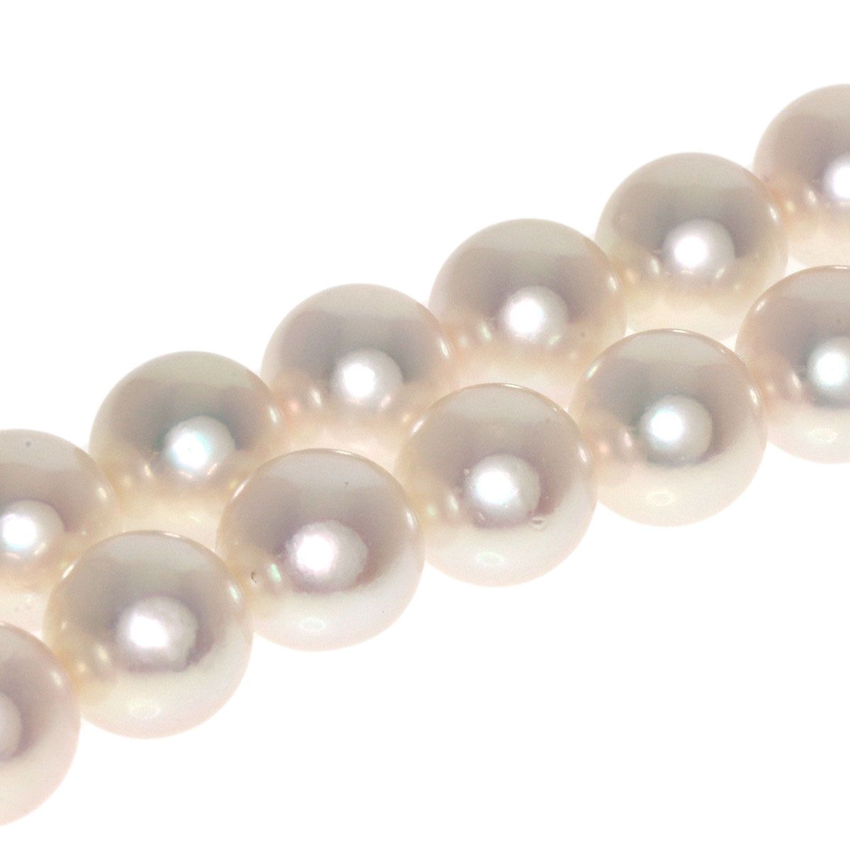 MIKIMOTO ミキモト アコヤパール 真珠 ネックレス SV レディース ...