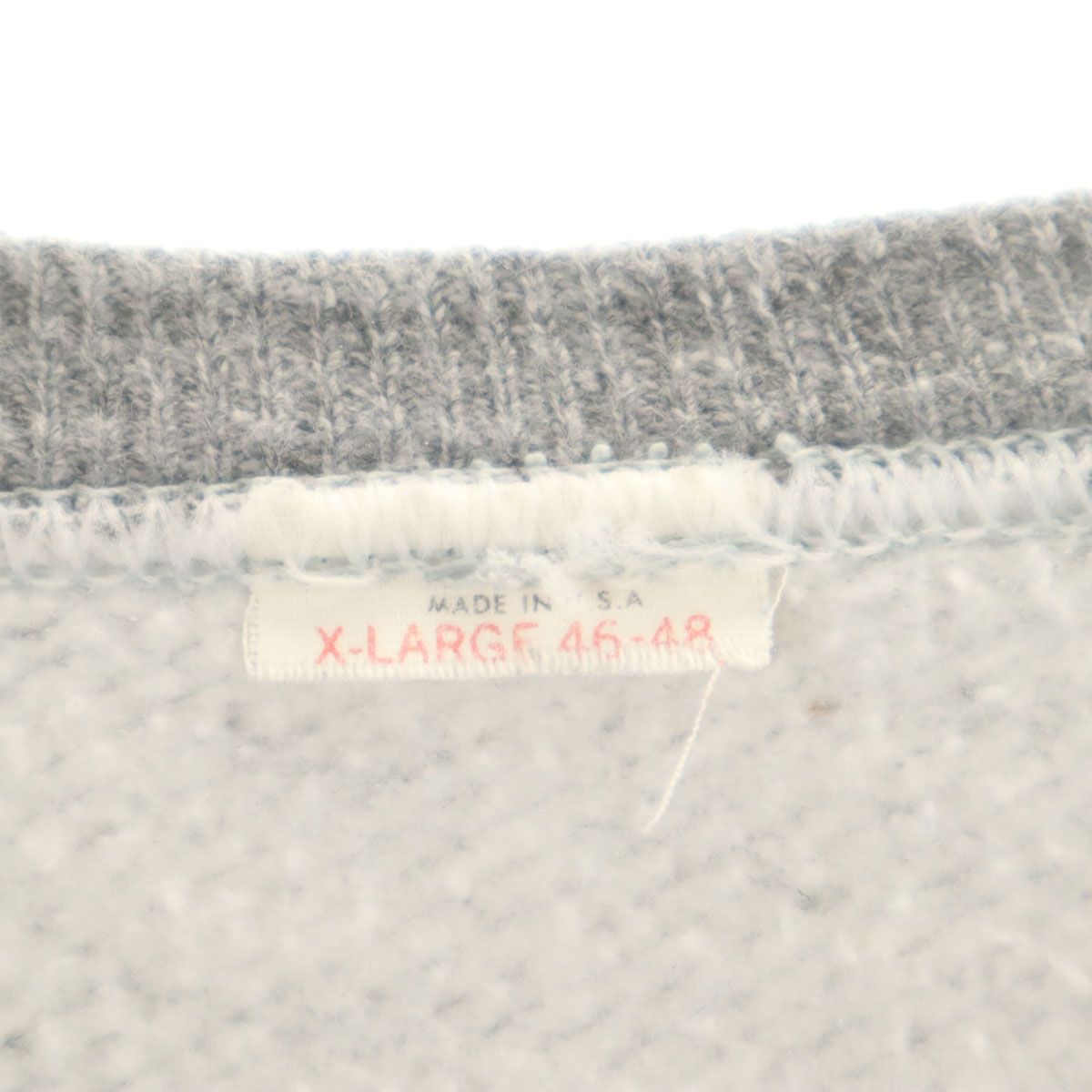 古着 VINTAGE ヴィンテージ 70s USA製 ラグラン スウェット XL グレー ヴィンスエ 裏起毛 レディース VINTAGE ヴィンテージ 70s USA製 ラグラン スウェット XL グレー