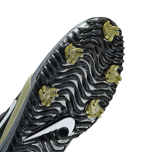 ゴルフシューズ ブラック×ホワイト×ダスティ