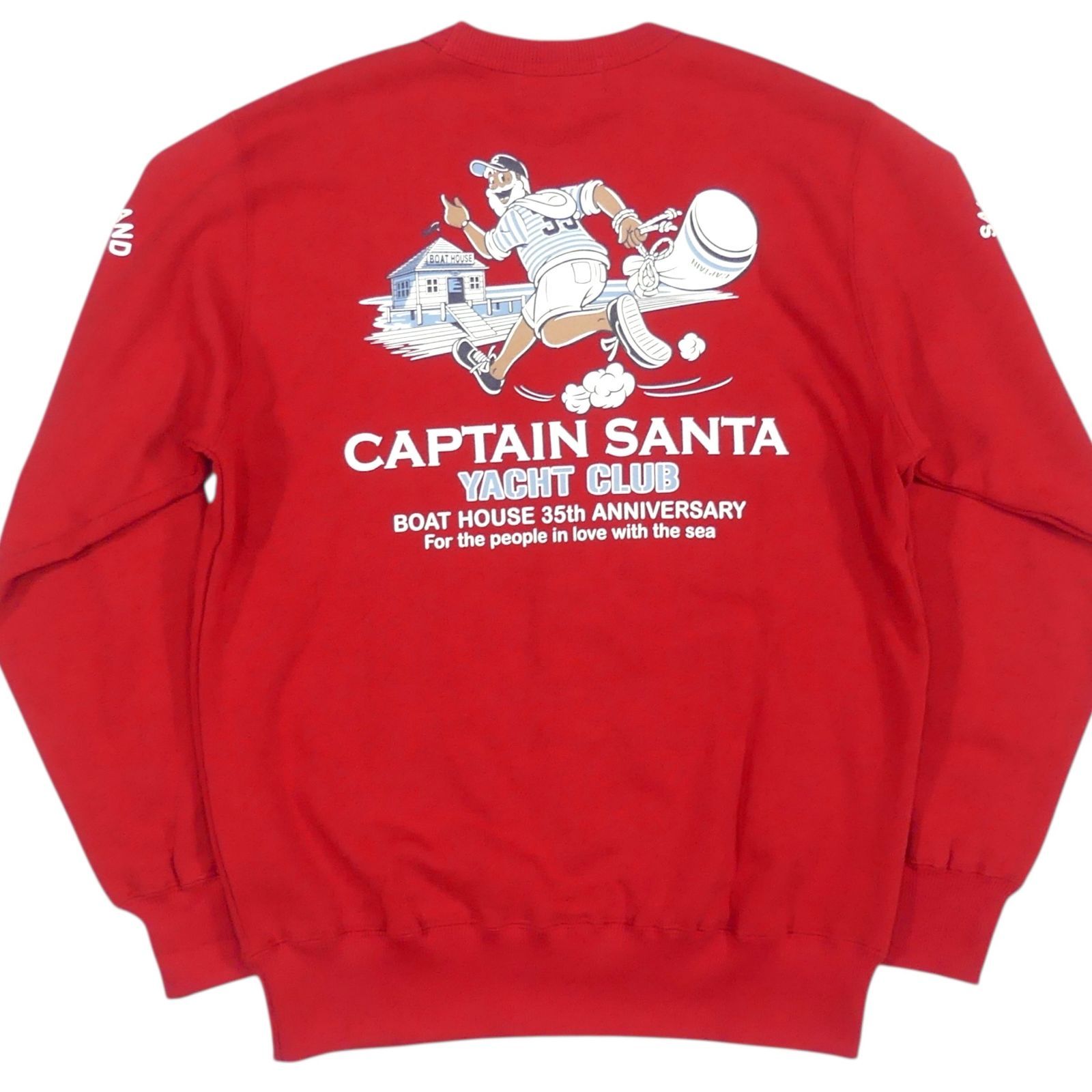 Captain Santa キャプテンサンタ スウェット M 赤 レッド BOAT HOUSE