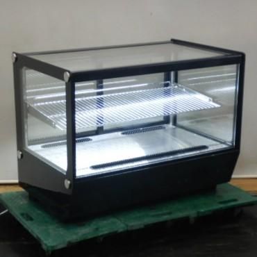 個人宛× 条件付配送 2025年製 レマコム RCS-T90S2CB LED 卓上 対面 冷蔵ショーケース W880D568H686mm 180L 棚1段 66kg ケーキ ケース