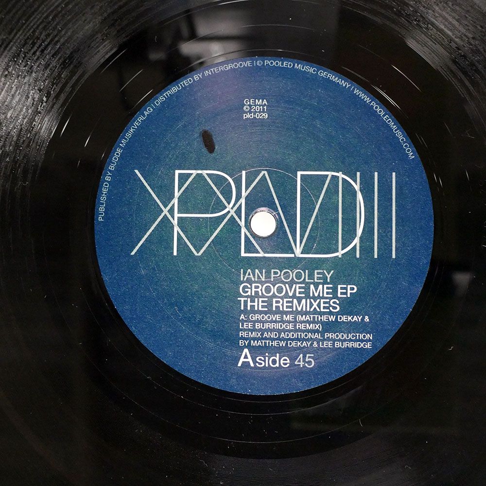 ドイツ盤 IAN POOLEY/GROOVE ME EP (THE REMIXES)/POOLEDMUSIC