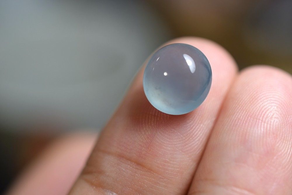 RS11-229 宝石質 氷種 氷青色 グアテマラ産 天然 A貨 本翡翠 ルース 裸石 硬玉 ジェダイト