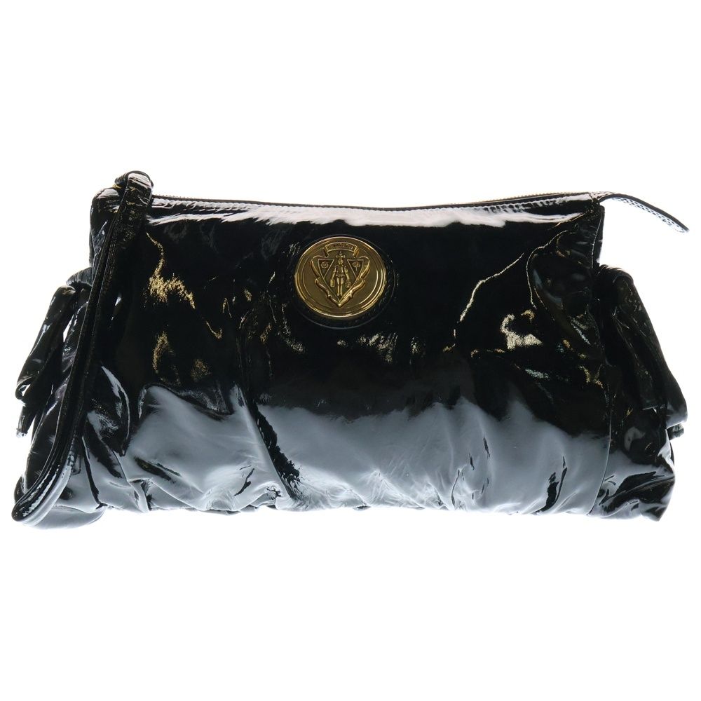 GUCCI (グッチ) ヒステリア エンブレム ロゴプレート パテント GUCCI (グッチ) ヒステリア エンブレム ロゴプレート パテント