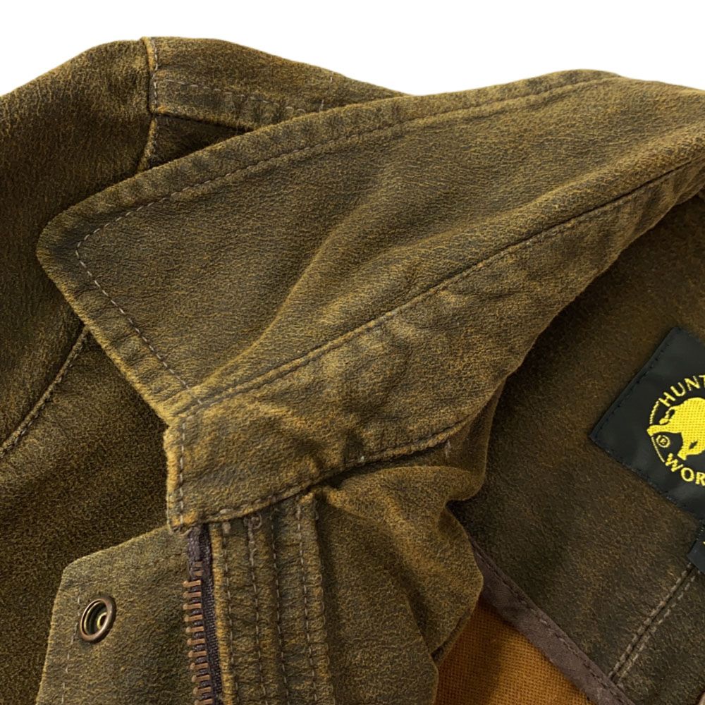 ハンティングワールド イタリア製 ジャケット 42 ブラウン HUNTING  