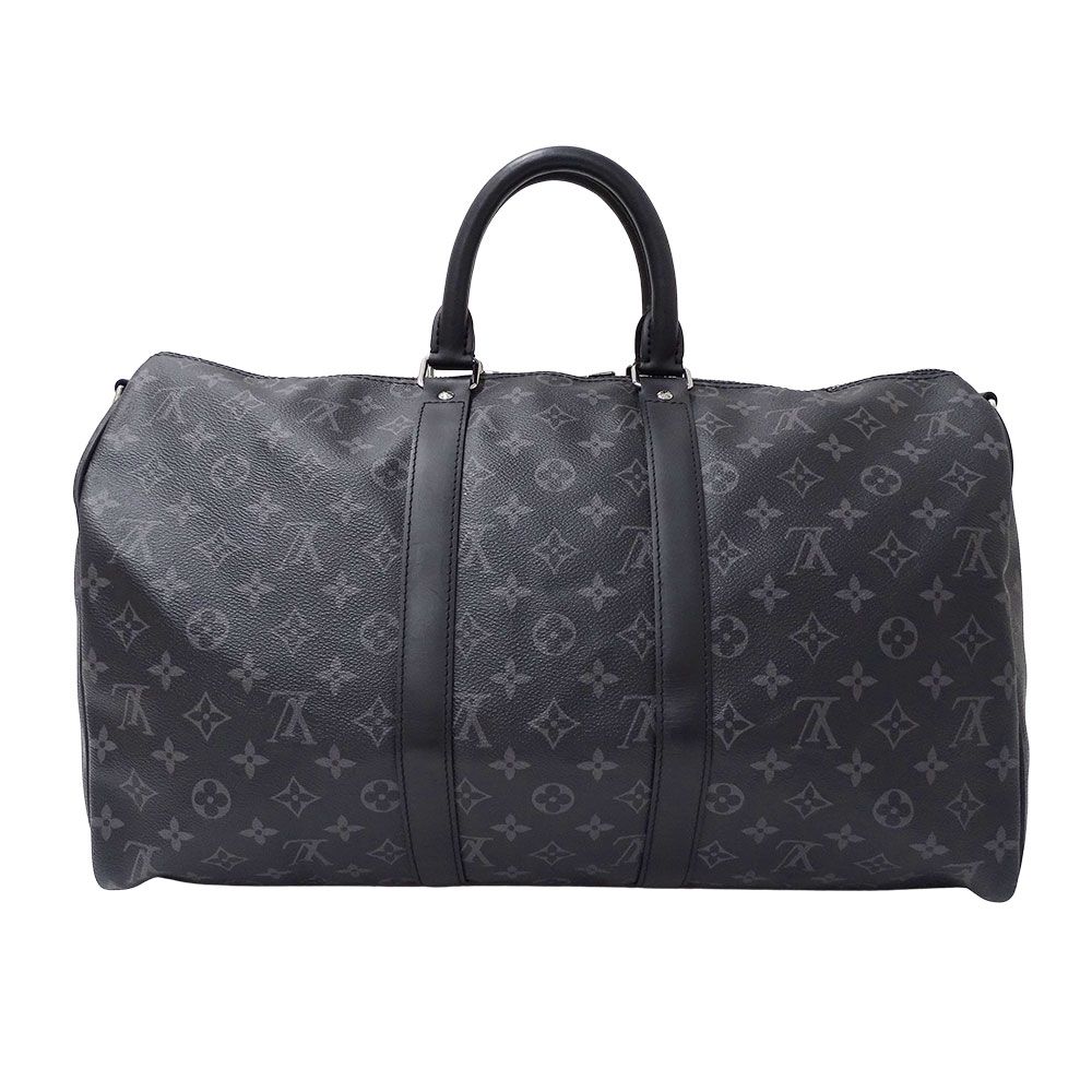 ルイ ヴィトン LOUIS VUITTON バッグ メンズ ブランド ボストンバッグ モノグラムエクリプス キーポル バンドリエール45 ブラック M40569 大きめ 大容量 旅行 トラベルバッグ おでかけ