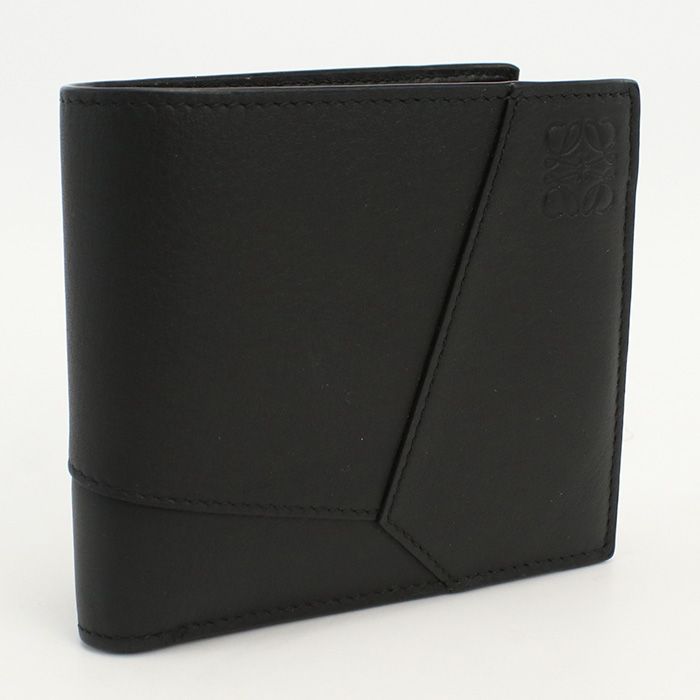 LOEWE ロエベ バイフォールド コインウォレット パズル C510501X09 二折財布小銭入付き クラシックカーフ【中古】 メンズ