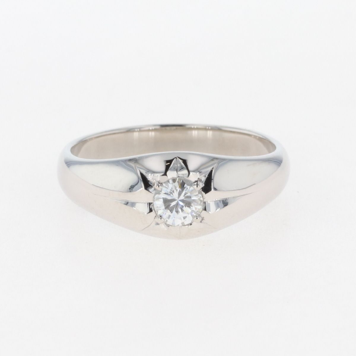 ダイヤモンド デザインリング プラチナ 指輪 リング 13号 Pt900 ...