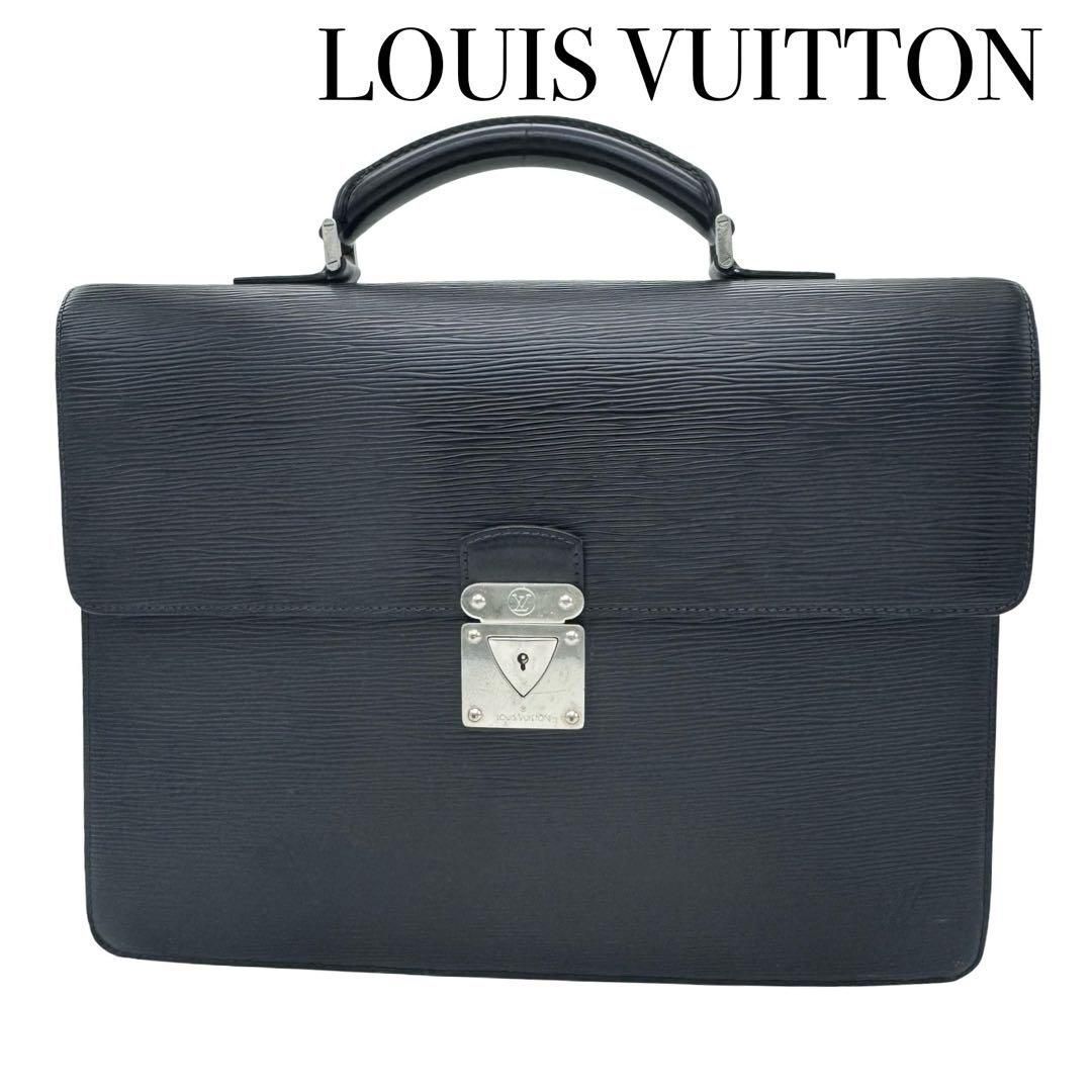 LOUIS VUITTON メンズ ビジネスバッグ 黒 ルイ・ヴィトン(LOUIS