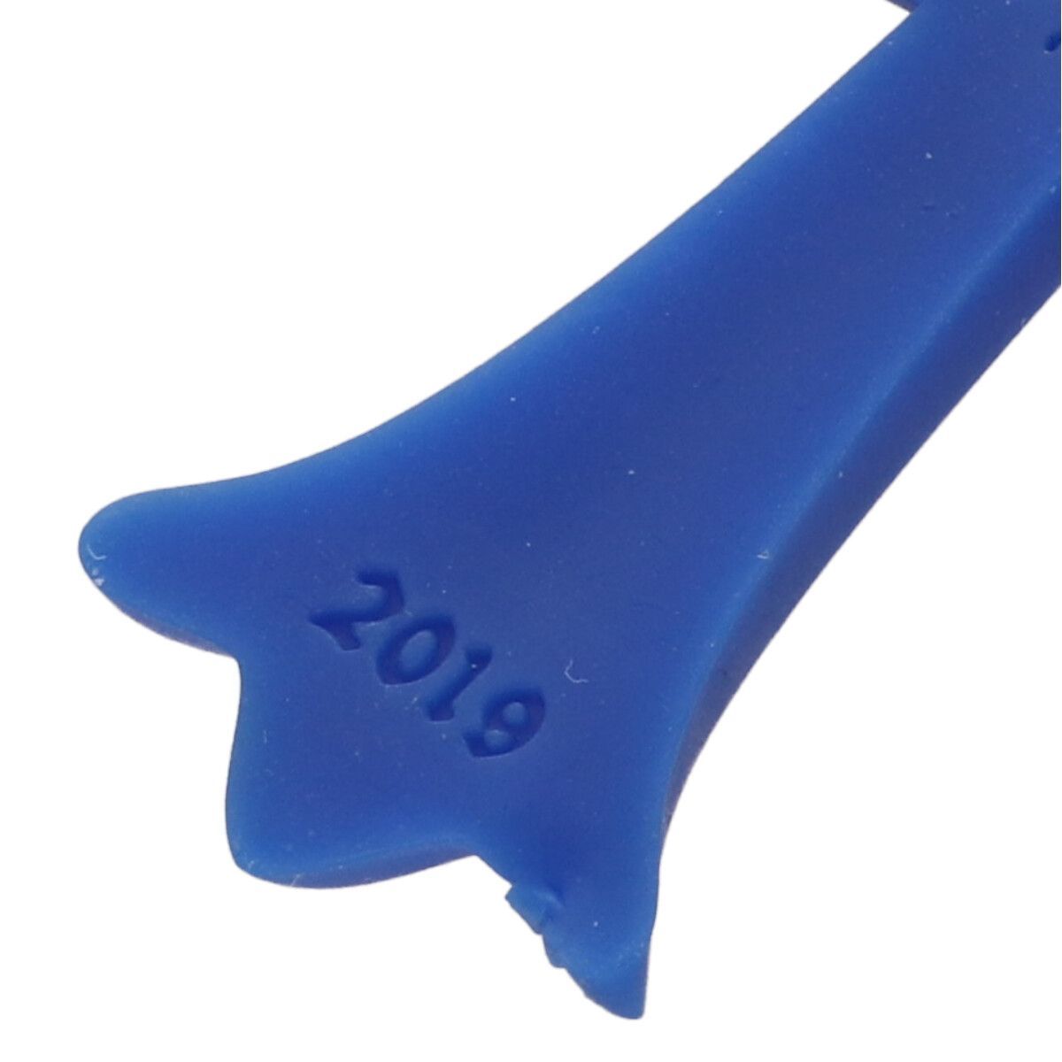 中古】 CHROME HEARTS クロムハーツ ラバー スモールCHクロス ブルー