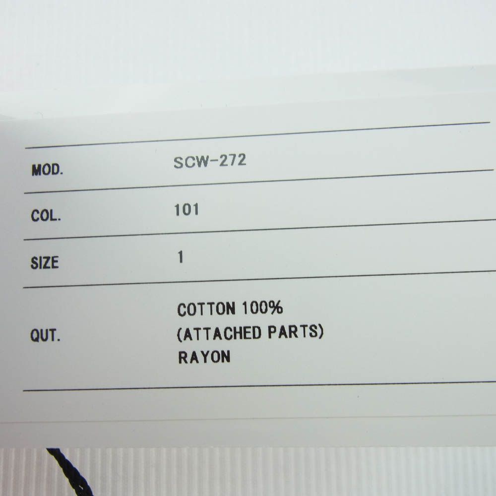 sacai - Sacai サカイ 25SS SCW-272 s Cotton Jersey Tank Top Sロゴ コットン ジャージー タンクトップ ホワイト系 1【新古品】【未使用】【中古】 sacai - Sacai サカイ 25SS SCW-272 s Cotton Jersey Tank Top S