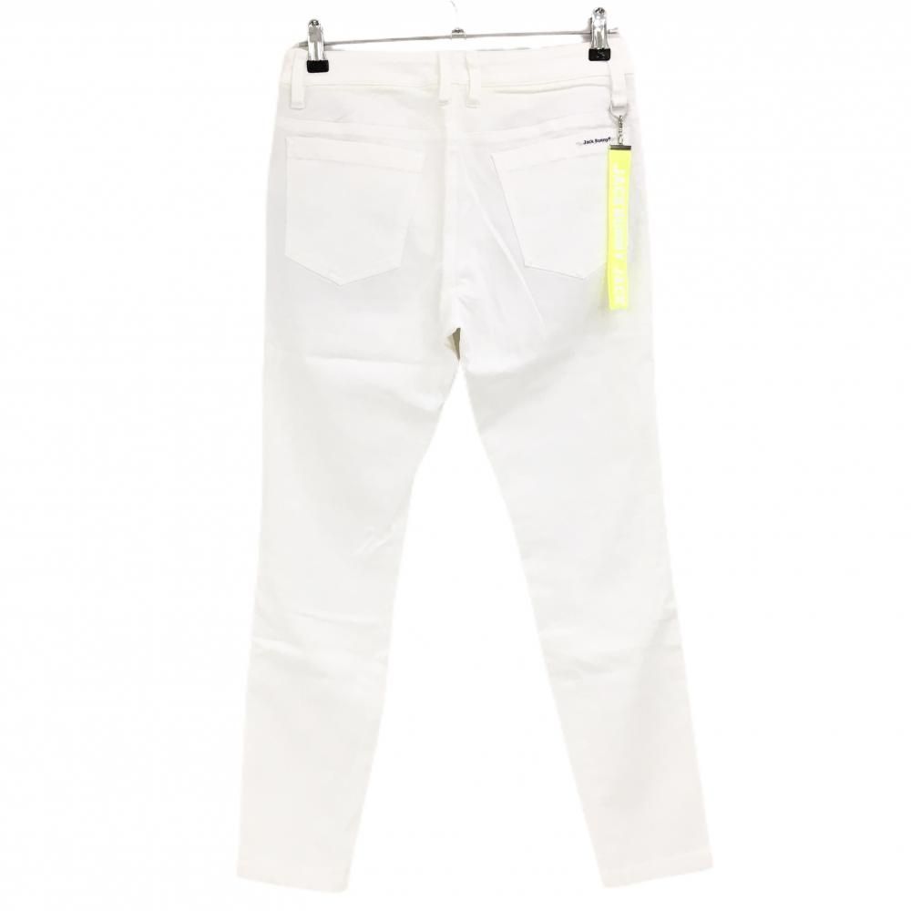 新品】ジャックバニー パンツ 白 ストレッチ キーホルダー着脱可 