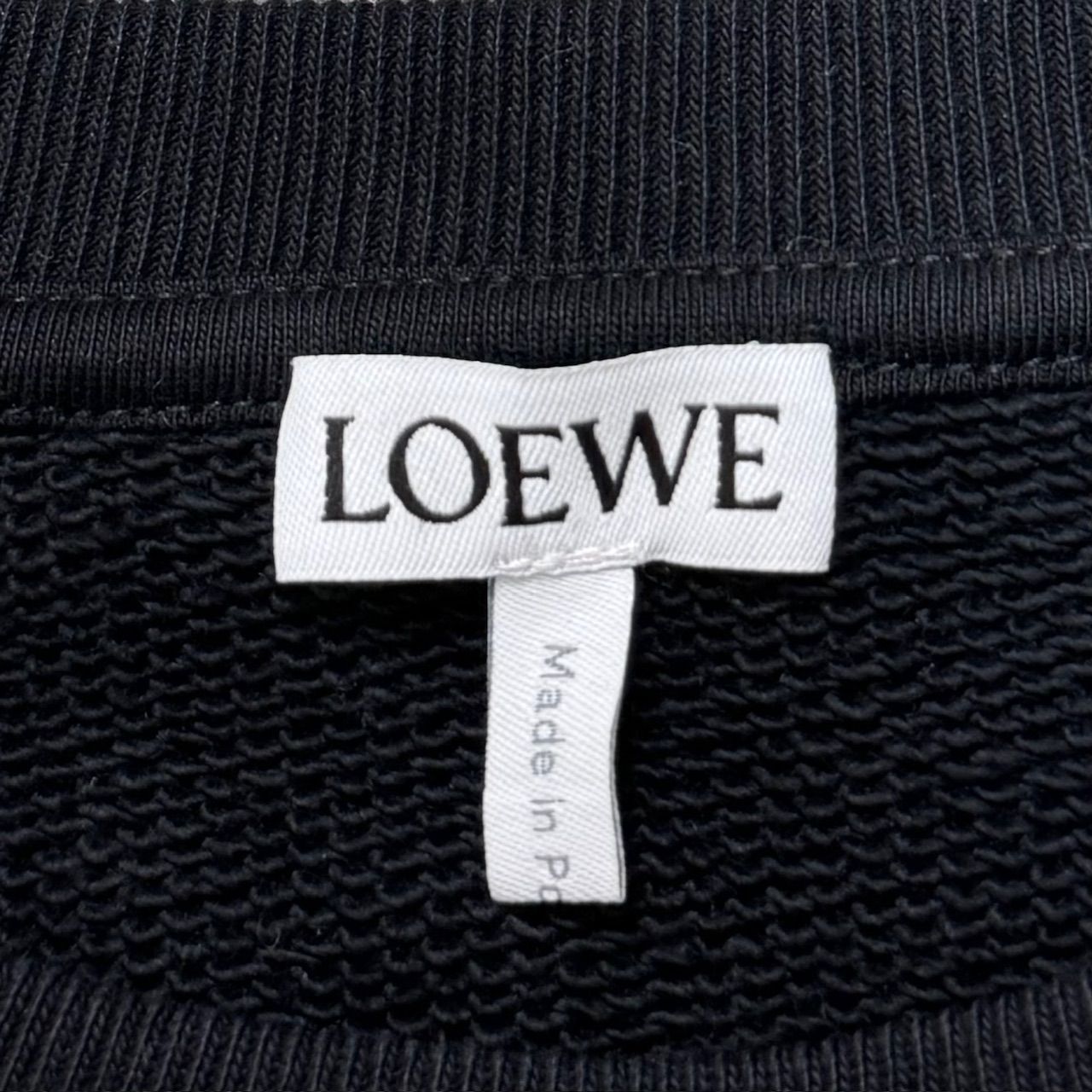LOEWE 24AW SWEATSHIRT スウェットシャツ 刺繍ロゴ クルーネック