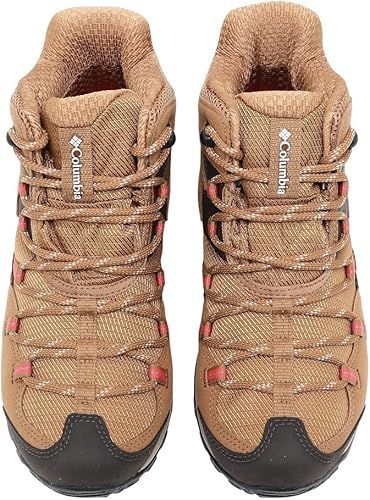 コロンビア セイバー 5 ミッド アウトドライ ワイド ウィメンズ ベージュ 23.5cm