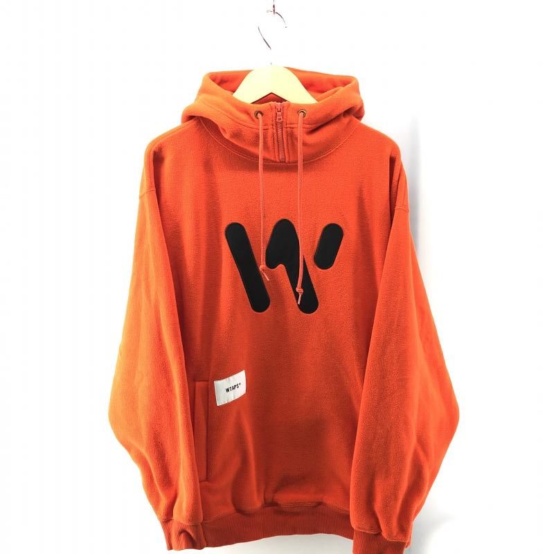 中古】WTAPS 22AW EXHAUST HOODY POLY ロゴ フリース フーディ オレンジ サイズ3 ダブルタップス[24] - メルカリ