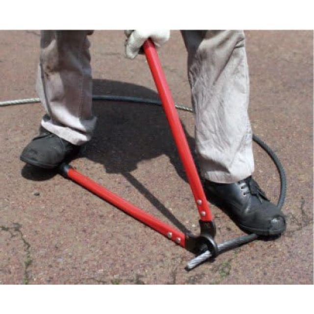 発見のある ツノダ 大型ワイヤーロープカッター 450mm WC-450 12mmまで ワイヤーロープ カット TSUNODA TCC