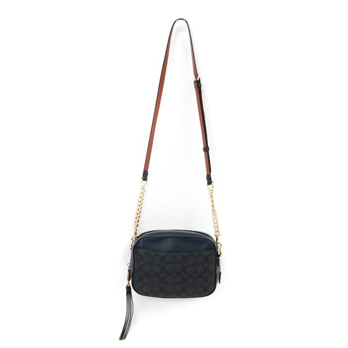 コーチ COACH カメラバッグ レザー PVC シグネチャー 31208 ショルダー  