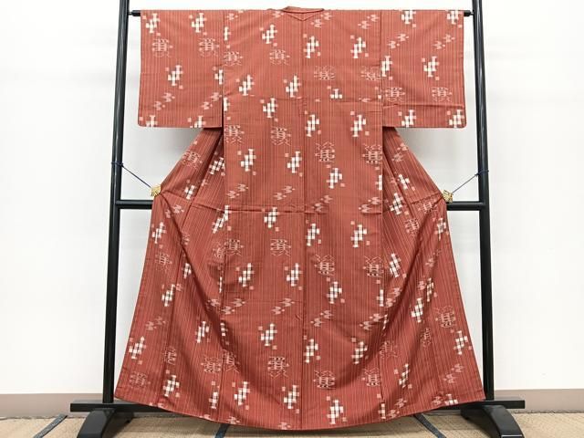 平和屋着物○本場琉球絣 紬 正絹 逸品 BAAT0855yc - メルカリ 