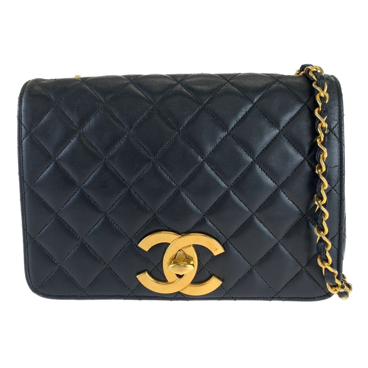 CHANEL シャネル ヴィンテージ マトラッセ ココマーク ターンロック  