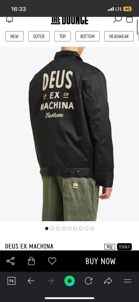 【雷市場（ポンジャン）商品韓国直送】 DEUS EX MACHINA(デウスエクスマキナ) ワークジャケット M