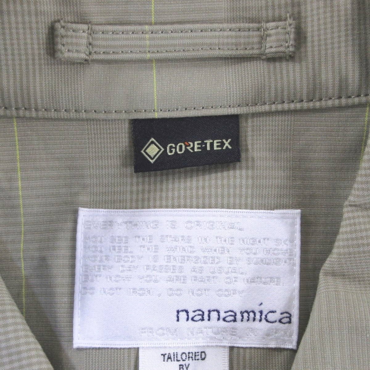 定8.0万 新品 nanamica 防水 透湿 防風 GORE-TEX ステンカラー コート