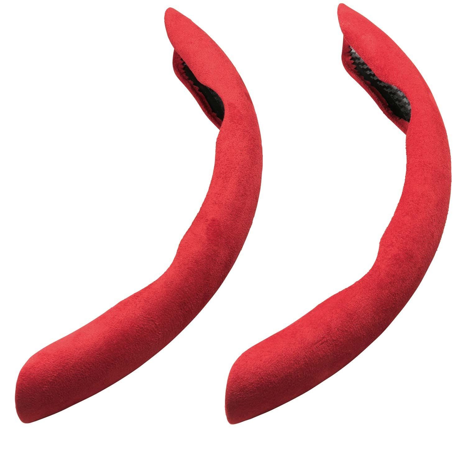 取付簡単 クイックスエード ノンスリップ ハンドルカバー S・M兼用 レッド ボンフォーム(BONFORM) 6995-15RE