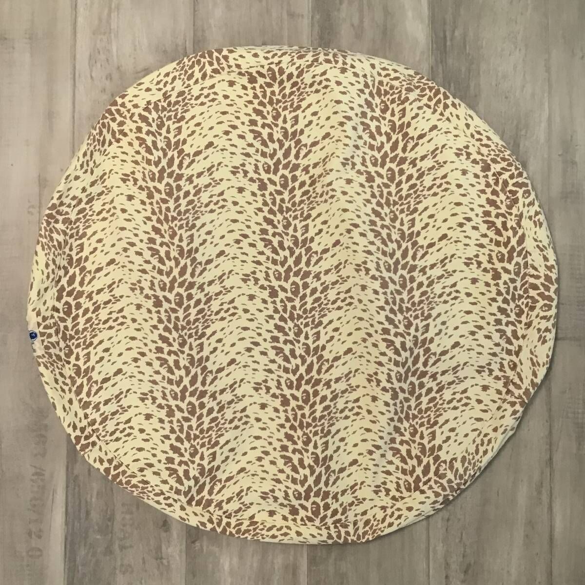 初期 ビッグ クッション カバー レオパード a bathing ape BAPE cushion leopard camo エイプ ベイプ アベイシングエイプ NIGO