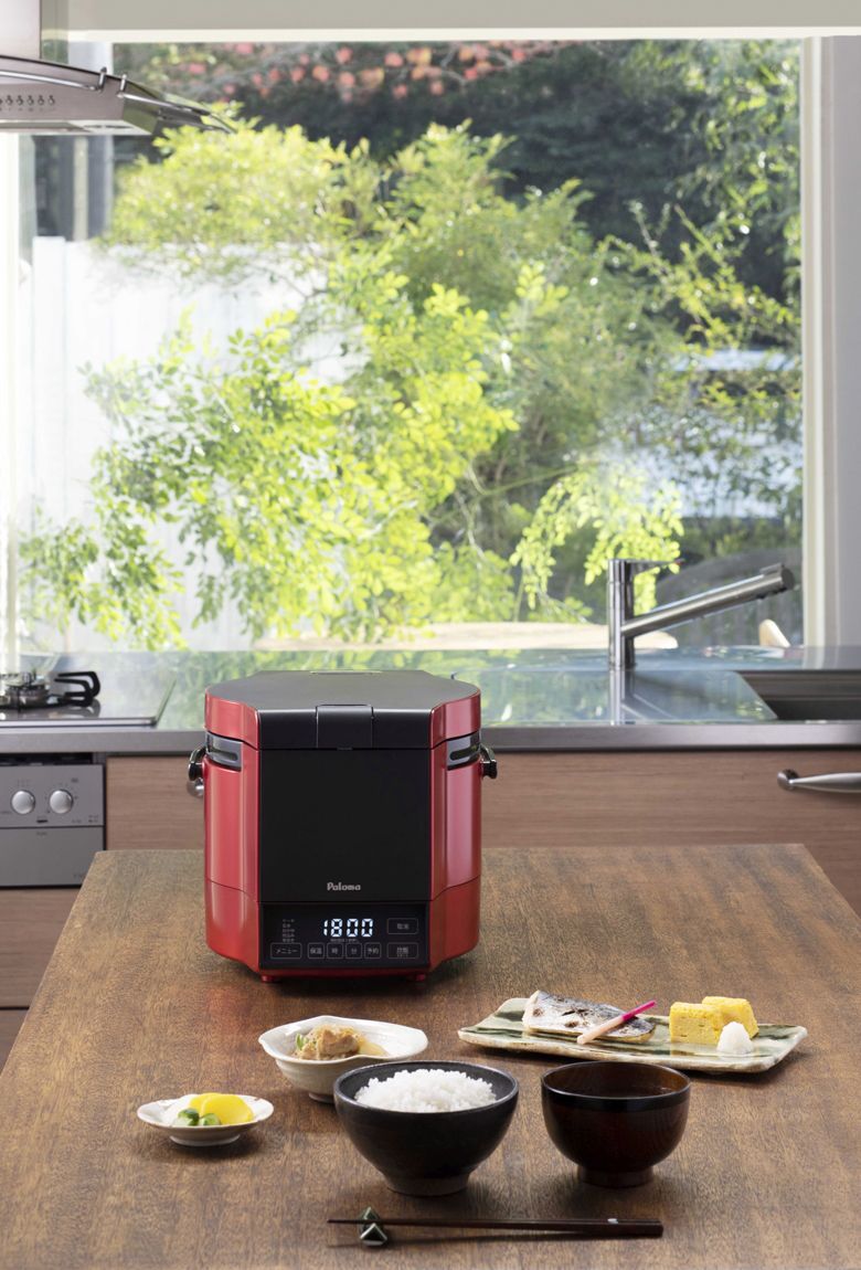 パロマ ガス炊飯器 炊きわざ PR-M09TR (0.9L/5合炊き) プレミアムレッド×