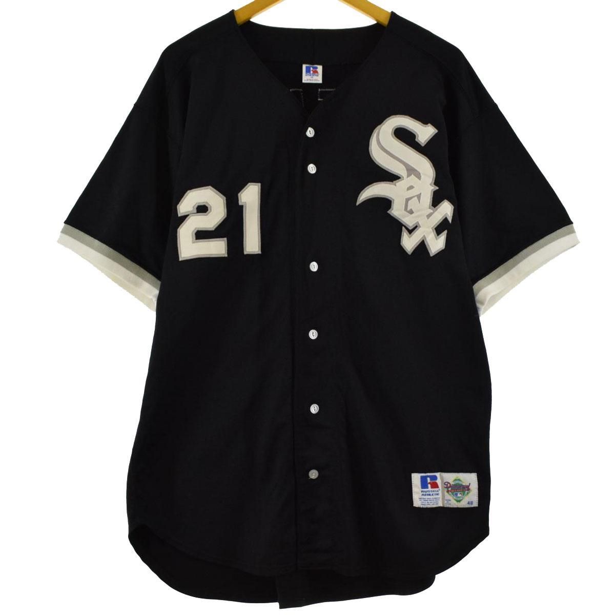 古着 ラッセル Russell MBL CHICAGO WHITE SOX シカゴ ホワイト