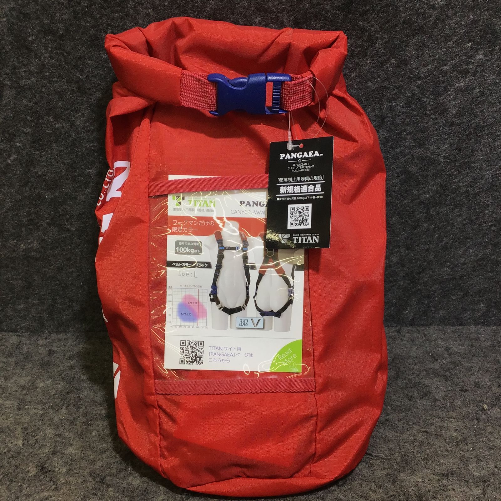 未使用品】TAITAN パンゲア キャニオン フルハーネス CANYON-WMLTD 