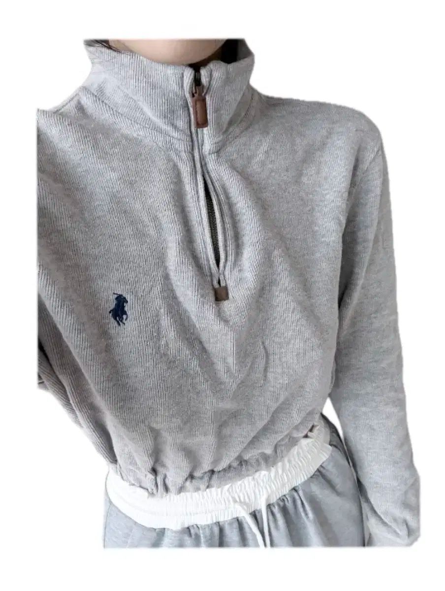 s ポロ Ralph Lauren ラルフローレン リメイク ハーフ ジップアップ トレーナー