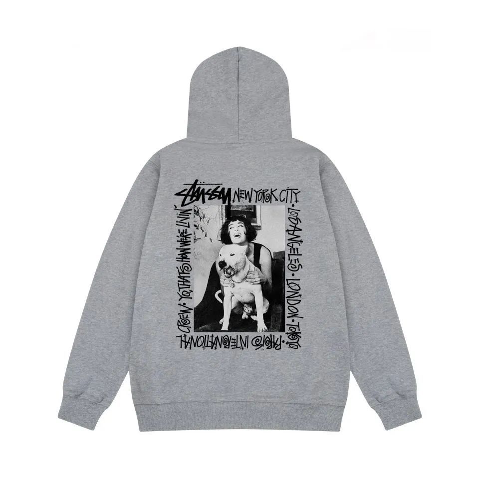 新品未使用】 超人気 STUSSY ステューシー パーカー 秋冬用 グレー 男女兼用 - メルカリ