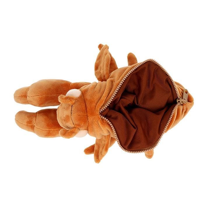 単品】セミのぬけがらペンケース 4色展開（ブラウン・ピンク