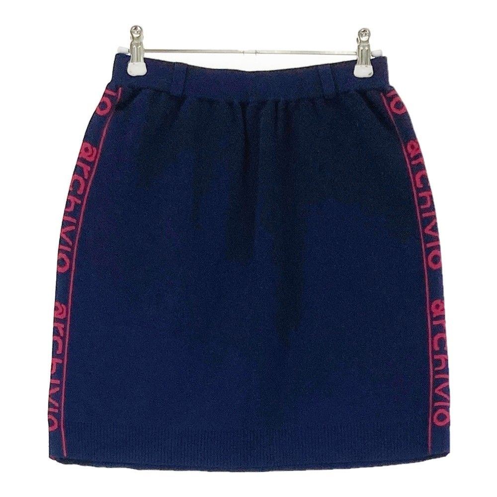 サイズ 36 ARCHIVIO アルチビオ ニットスカート ネイビー系 240101455485 ゴルフウェア レディース ストスト