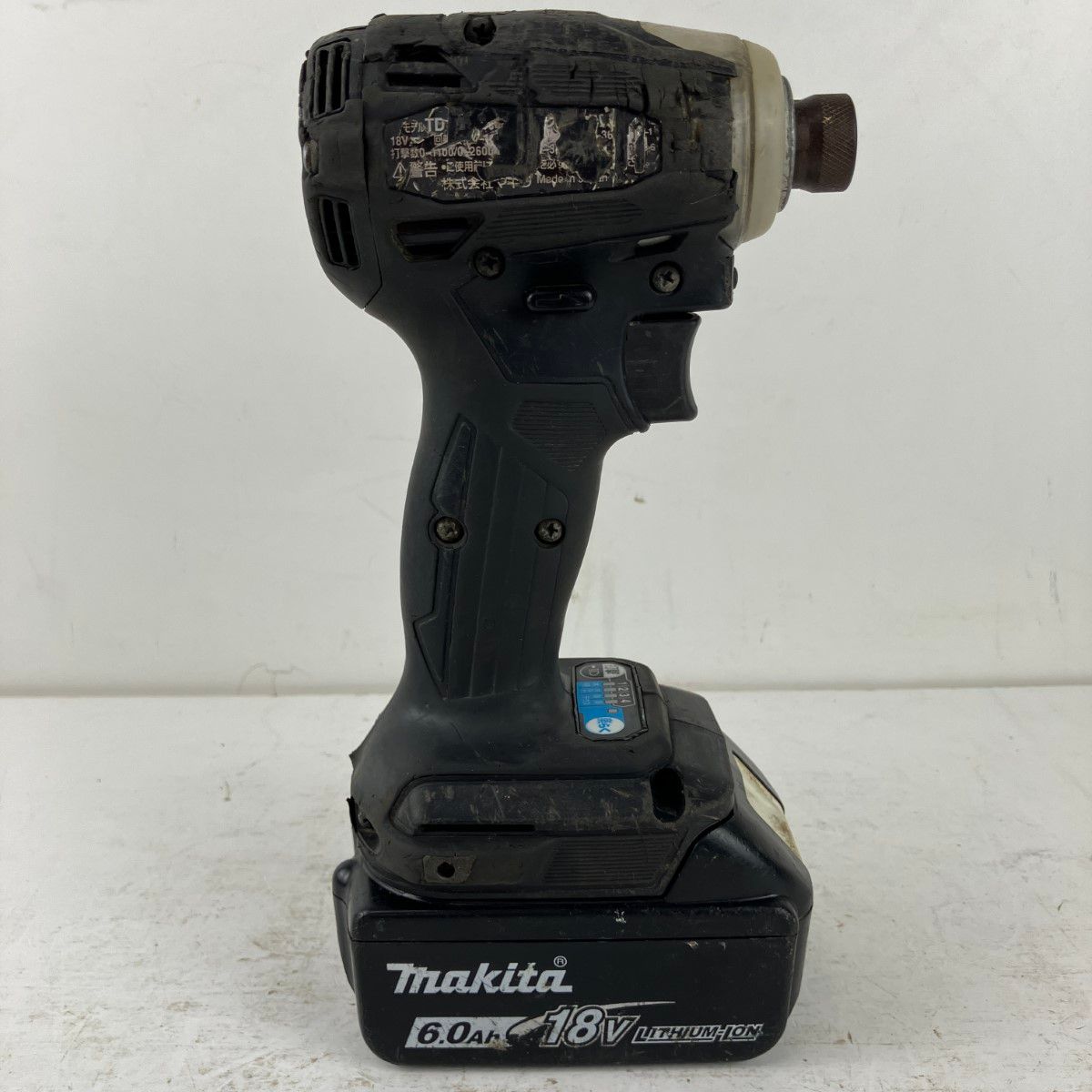 ЗЗMAKITA マキタ 18v 充電式インパクトドライバ バッテリーx1付 充電器無し TD172D ブラック