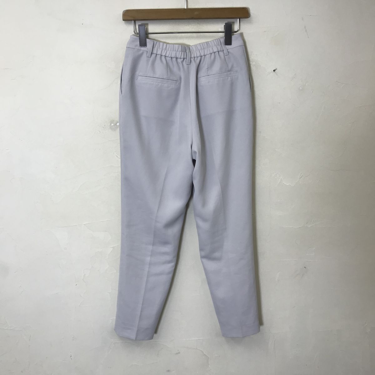 R2077-G◇PLST プラステ パンツ◇sizeS グレー ホワイト 無地