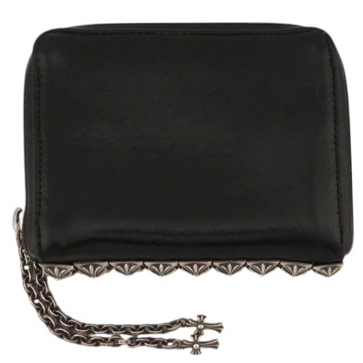 CHROME HEARTS ピラミッドスタッズ 3サイドジップウォレット CHROME HEARTS / クロムハーツ 3 サイド ジップ ピラミッド スタッズ