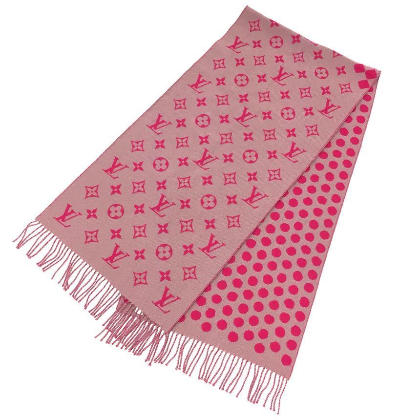 LOUIS VUITTON 大判 モノグラム ショール ストール ピンク Louis Vuitton ピンク モノグラム ストール 【公式通販】