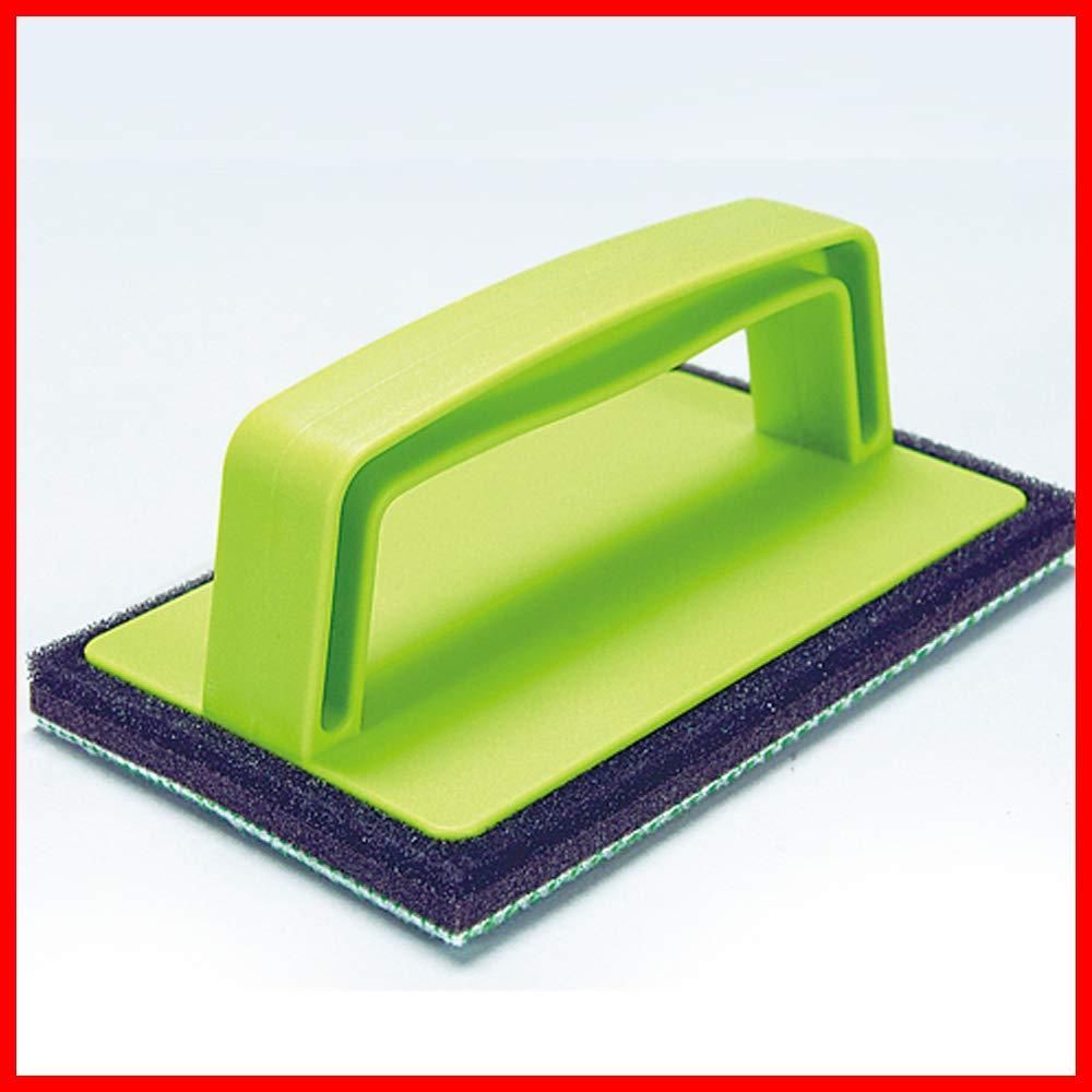 本体 グリーン TKブラッシングスポンジ 玄関タイル用 玄関掃除 ベランダ掃除 外壁掃除 アズマ工業 ハンドブラシ アズマブラシ