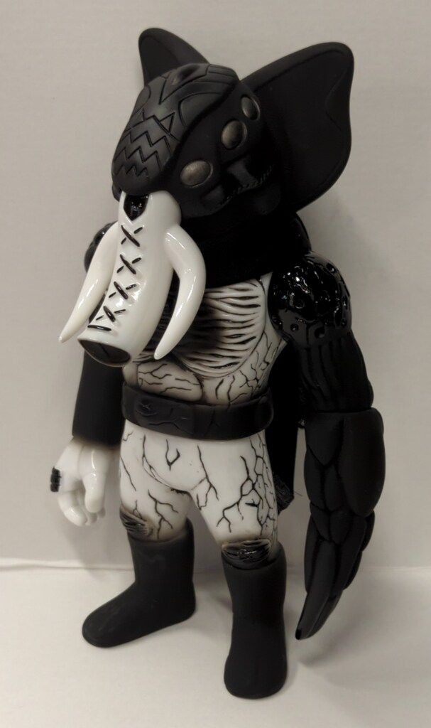 NEO ONE REALHEAD エレマックス 黒ラメ成型/メタ青黄緑ピンク銀/黒マフラー