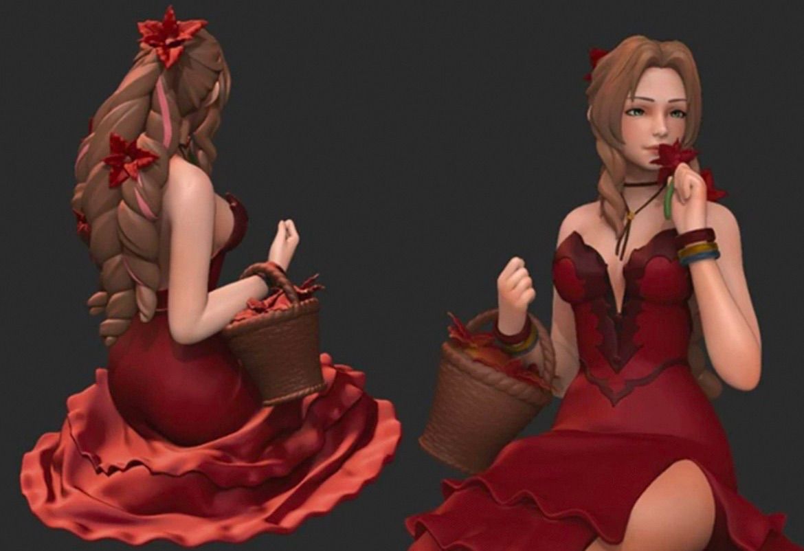 1/6 ガレージキット フィギュア 未塗装 エアリス・ゲインズブール FFⅦ