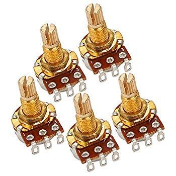 (未使用･未開封品)　Yibuy 5PCS A500k Ohm Audio Mini Pots ギターポテンショメータ エレキギター用 df5ndr3 未使用・未開封品) Yibuy 5PCS A500k Ohm Audio Mini Pots ギター