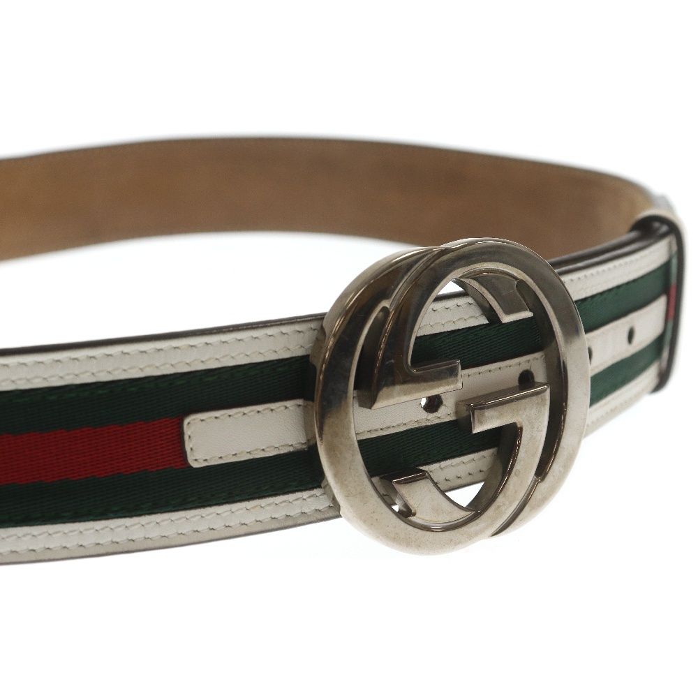グッチ　ベルト　シェリーライン GUCCI グッチ ベルト メンズ シェリーライン グリーン/レッド