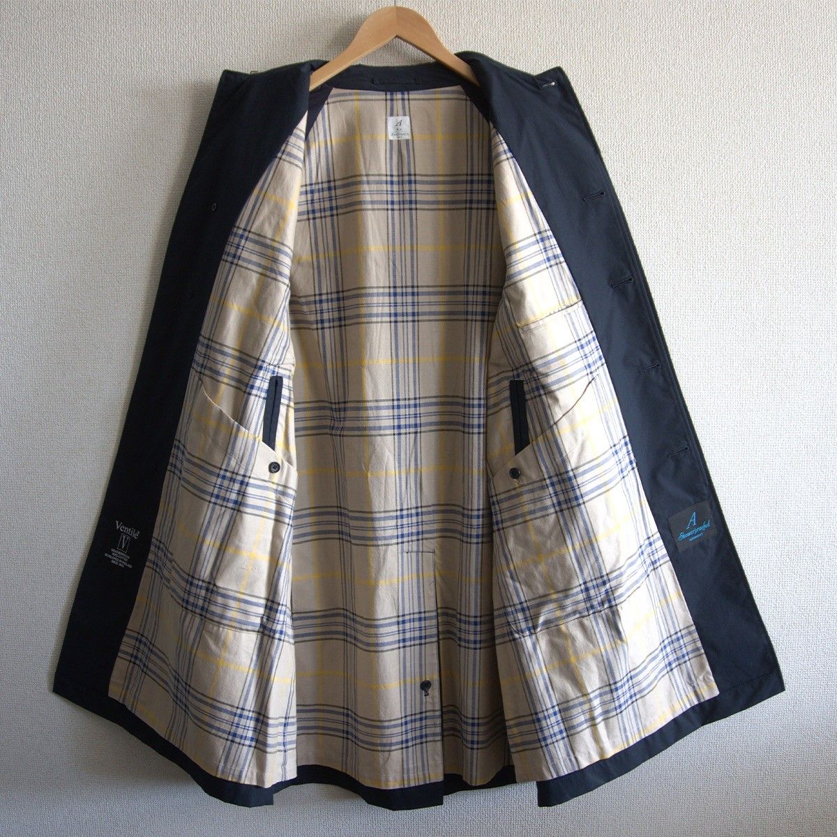 美品/一枚袖】ANATOMICA【ベンタイル シングル ラグランコート】44
