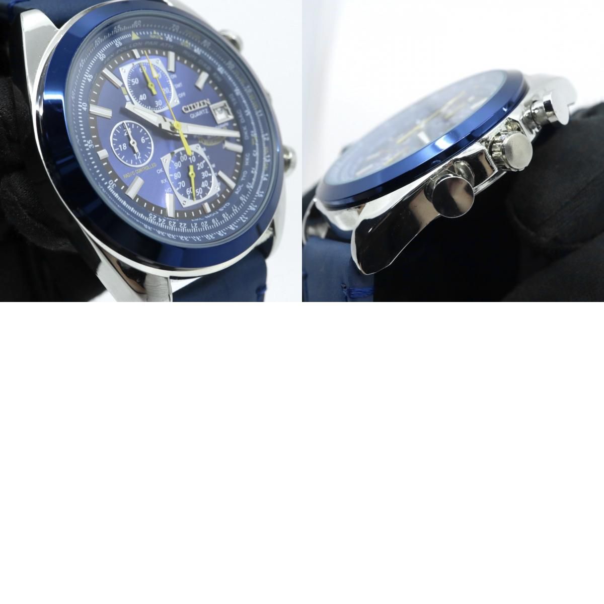 CITIZENEco-drive電波クロノBlue Angels CITIZEN シチズン エコドライブ ECO-Drive BLUE ANGELS ブルー